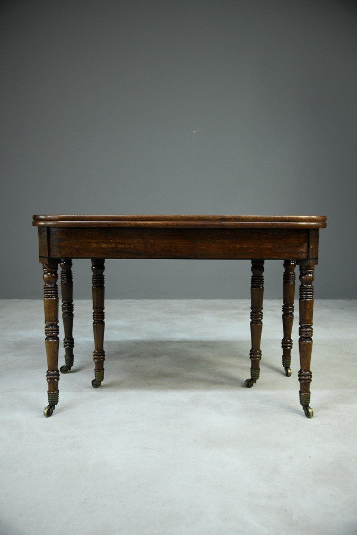Antique Georgian Concertina Mahogany Dining Table. photo furniture