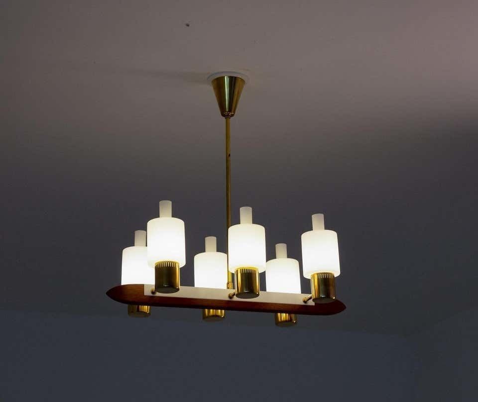 Midcentury Ceiling Lamps By Jo Hammerborg For Fog & Mørup, Denmark photo Lighting