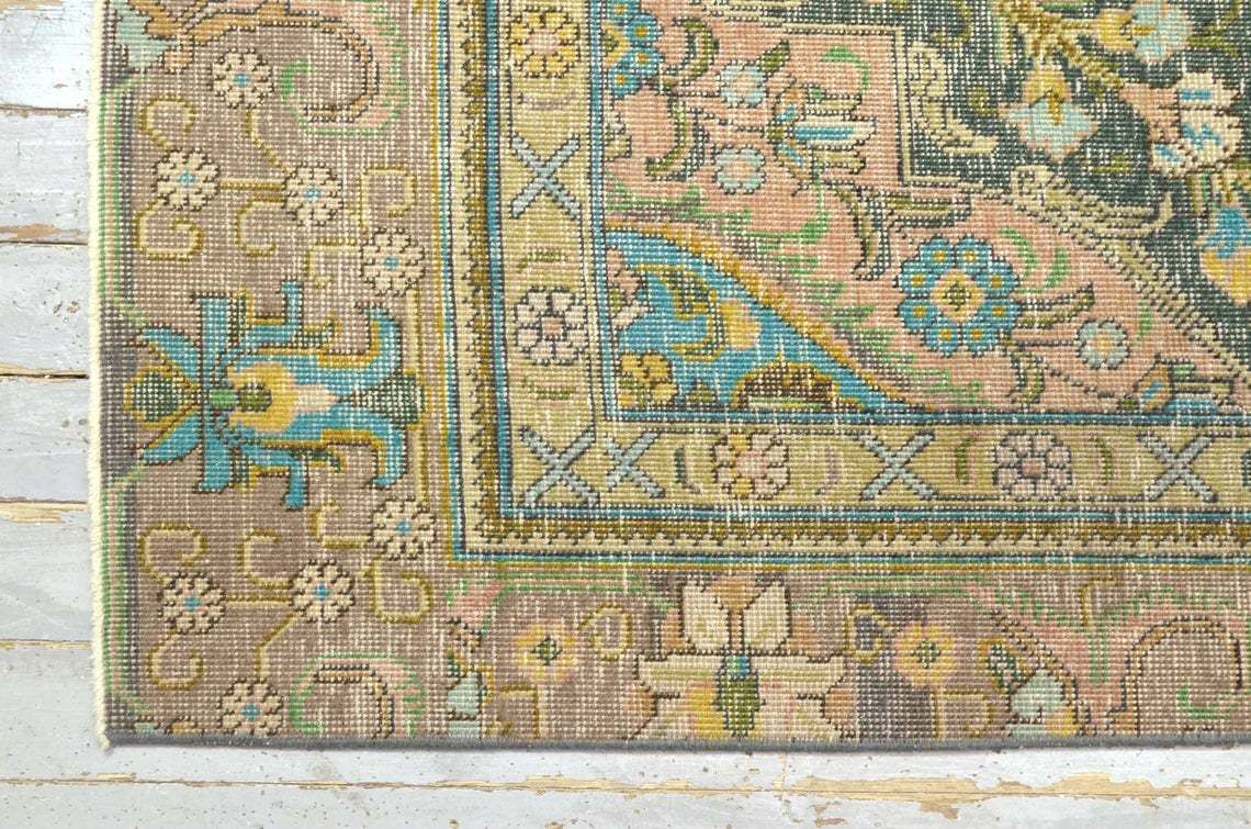 244x365 Cm Turkish Vintage Rug, Area Carpet, Oushak Carpet, Turkey Carpet,, Wool Carpet photo buy