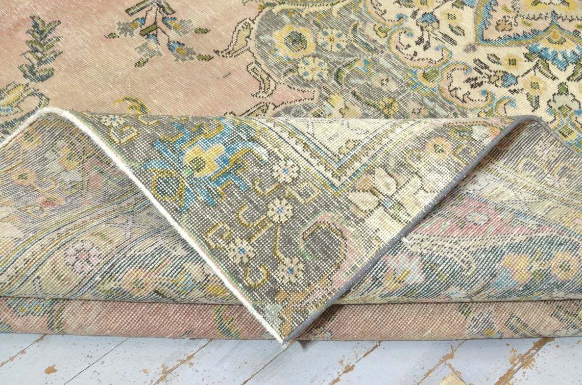 photo for sale 244x365 Cm Turkish Vintage Rug, Area Carpet, Oushak Carpet, Turkey Carpet,, Wool Carpet