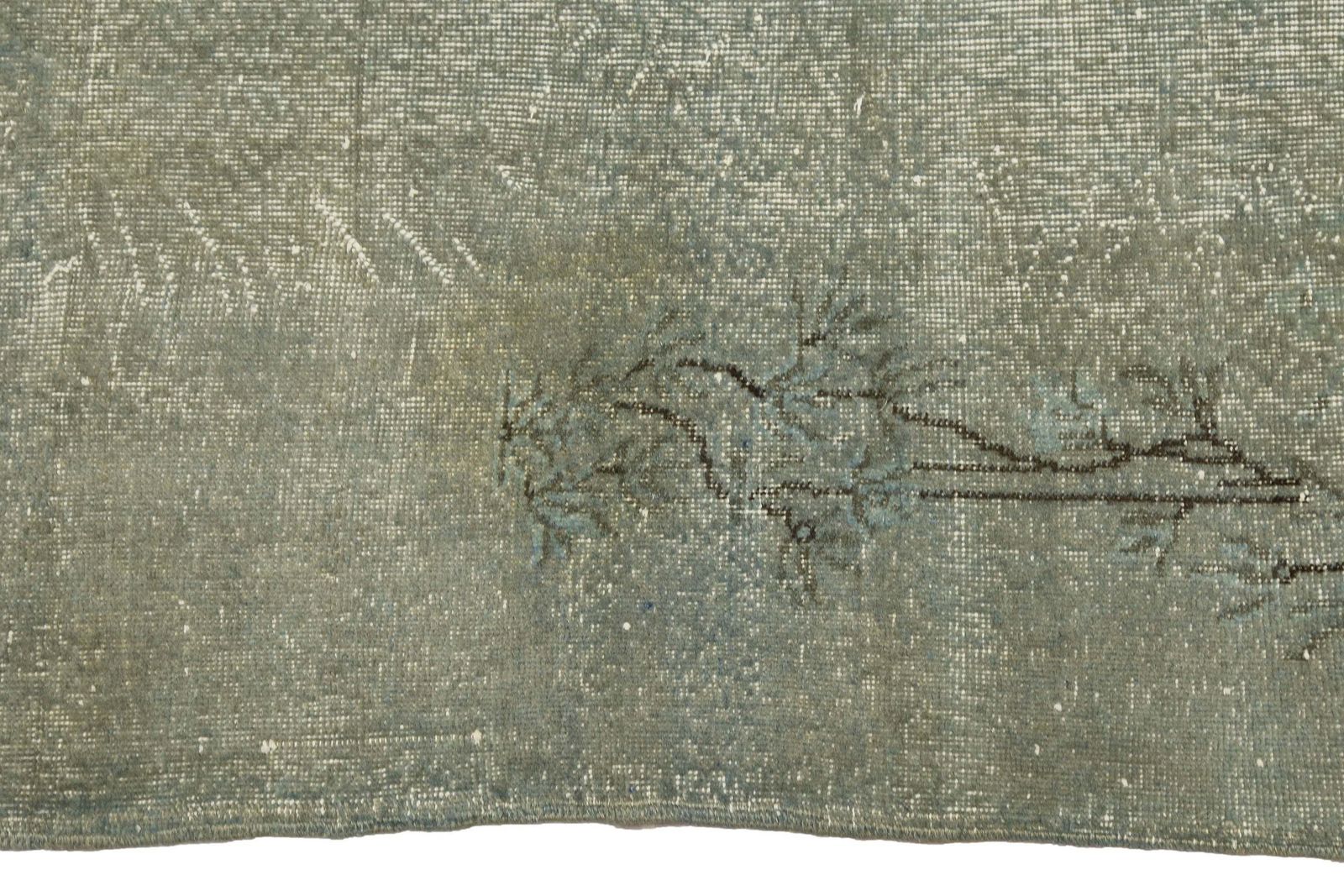 Antique Turkish Rug, Beige Handmade Rug, Area Rug, Oushak Rug, Blue, Wool On Cotton, Living Room Rug, Antique Living Room Rug photo vinterior