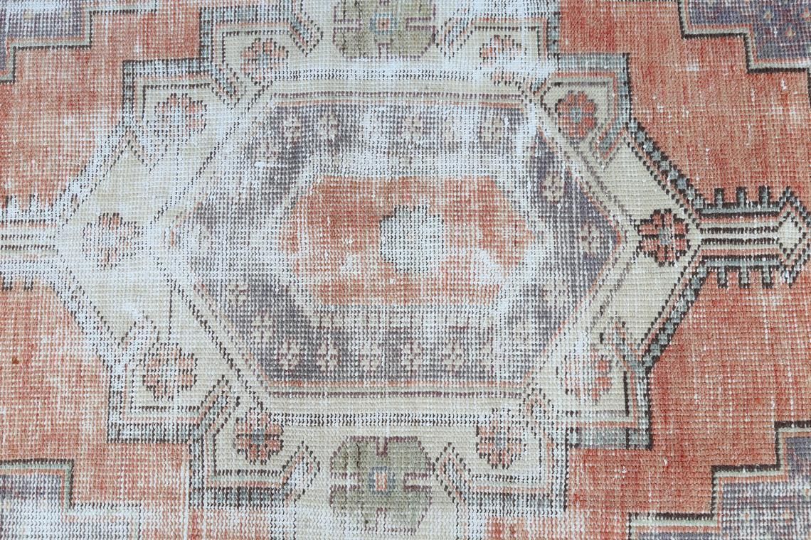 3x6 Authentic Turkish Rug, Oushak Handmade Rug, Turkish Rug, Vintage Rug, Oushak Rug, Anatolian Rug, Area Rug, Wool Rug, Rugs 3.4x6.2 photo vinterior