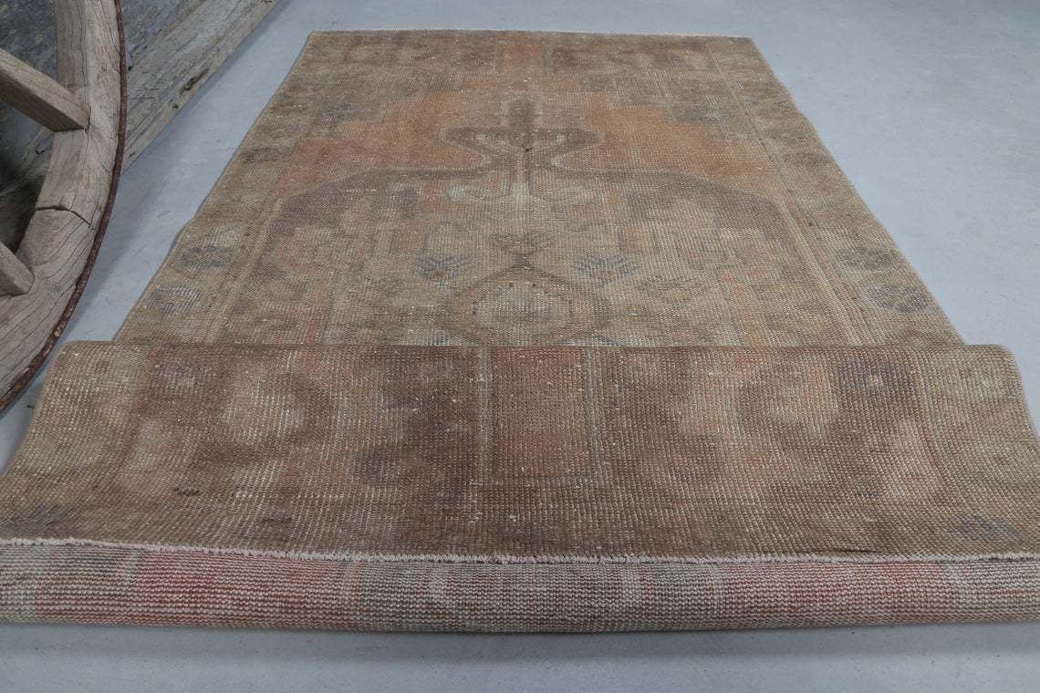 photo furniture 3.6x7.2 Runner Rug, Turkish Runner, Kitchen Throw Farmhouse Decor, Rugs, Area Rug, Bohemian Rug, Oriental Rug, Antique Rug, Beige Peach