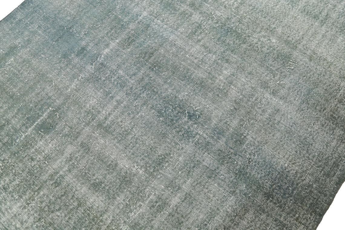 6.7x9.7 Turkish Faded Blue Vintage Area Rug, , Home Decor, Handmade Oushak Rug, Ethnic, Bohemian Turkey Rug Distressed Teal Faded Turquoise photo vintage
