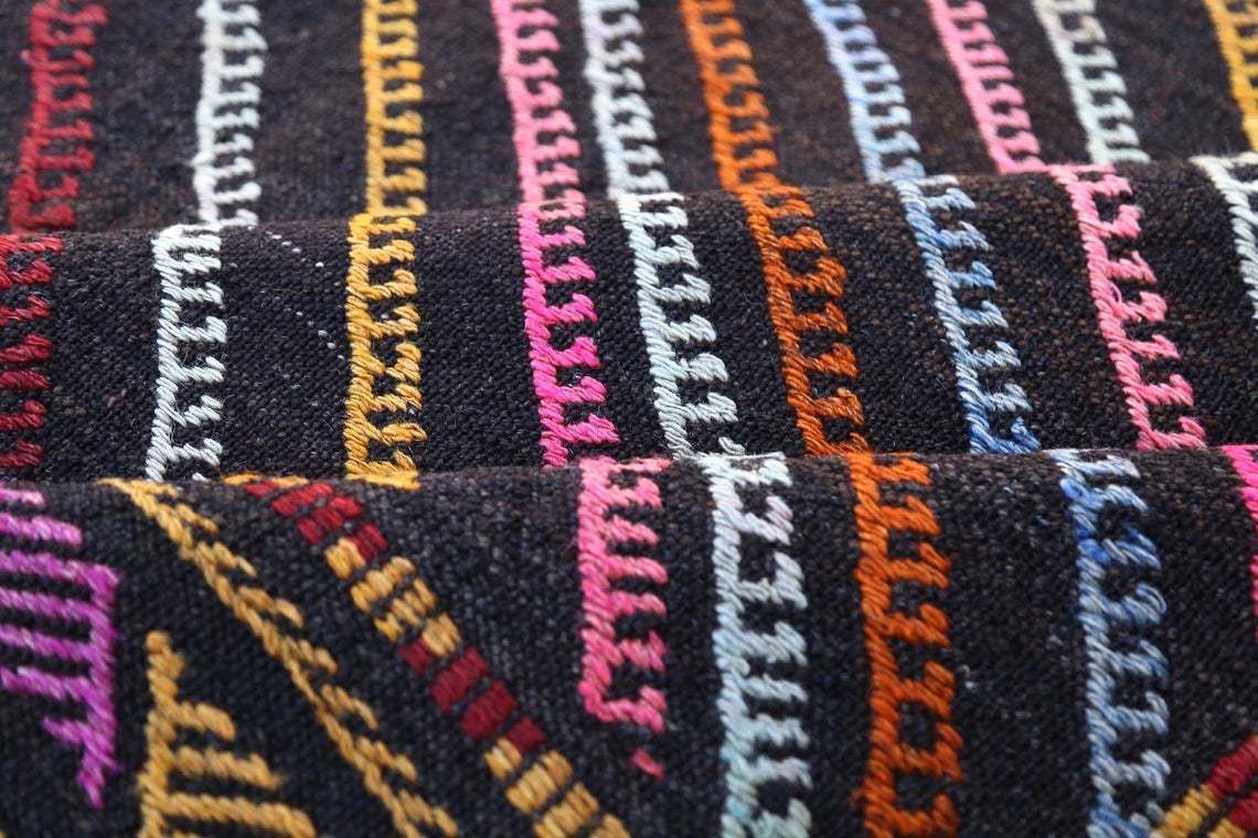 photo furniture 6x8.2, Flatweave Kilim Rug, Area Turkish Rug, Colorful Striped Rug, Turkey Rug, Home Decor, Wool Rug, Flat Weave Rug, Boho Luxury Rugs 6x8