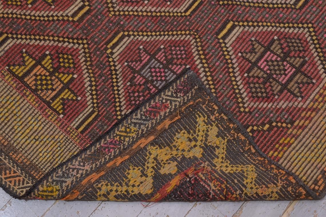 photo furniture 49x105, Turkish Kilim Flatweave Runner, Vintage Oushak Kilim, Wool, Handmade, Hallway Runner, Home Decor, Turkish Runner, Faded Red, Rug