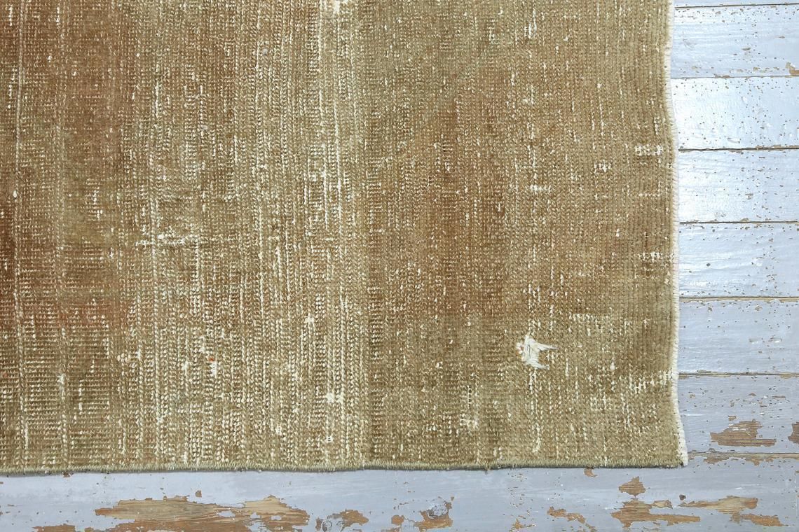 Turkish Runner Rug, Vintage Oushak Rug Home Decor, Low Pile Wool Rug Runner, Bohemian, Runner Rug, Beige Gold Tan Faded Naturalprice: photo vinterior