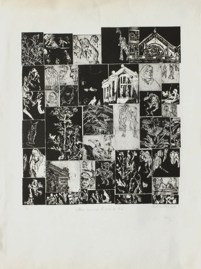 Kichilov Paul   Engraving   Parisian Paintings The Night In The North