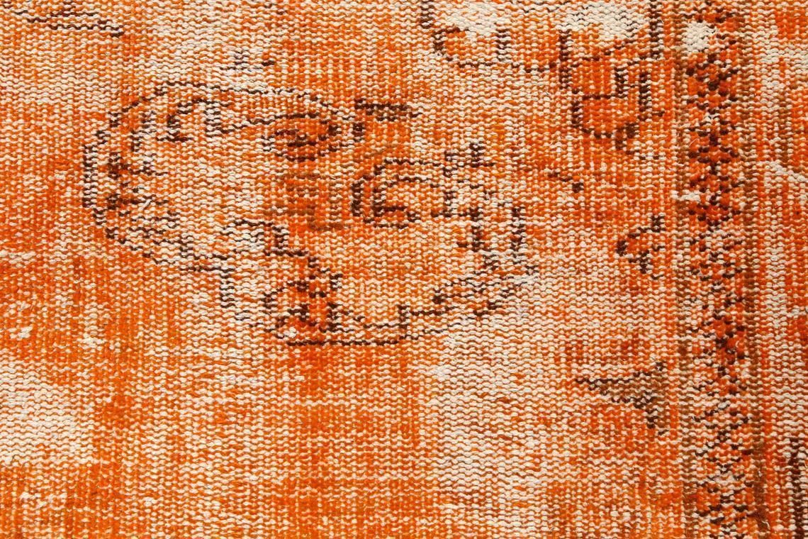 6x9 Turkish Rug, Area Rug, Wool Rug, Oushak Rug, Antique Rug, Oriental, Orange Faded Rugs Teppich Modern Art Deco, Living Room Rug 5.8x9.6 photo vinterior
