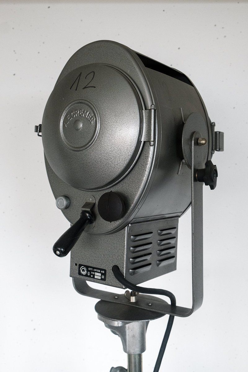 Mid Century Theater Floor Lamp From Ae Cremer, Paris photo for sale