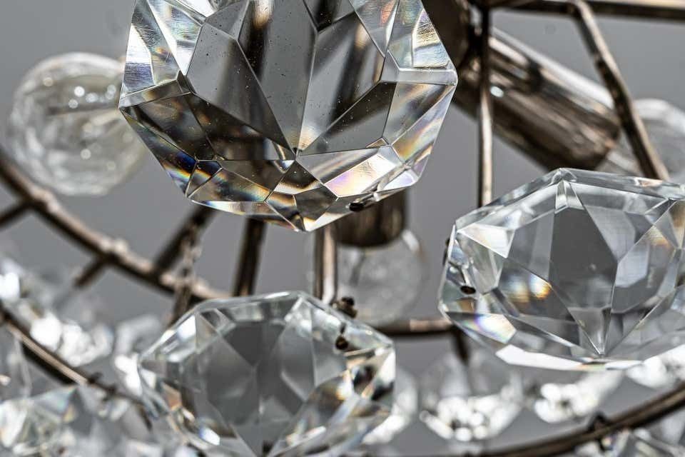2041.0 Beautiful Crystal Chandelier By Bakalowits & Sons, Vienna, 1960s photo