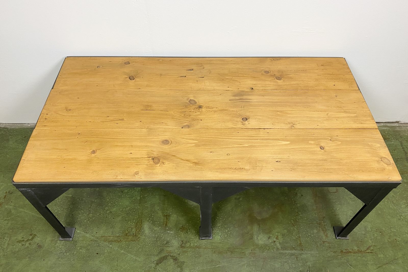 Black Industrial Coffee Table, 1970s photo vinterior