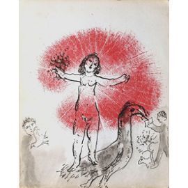 Chagall Marc After   Photolithography   To Illustrate Senghor 1
