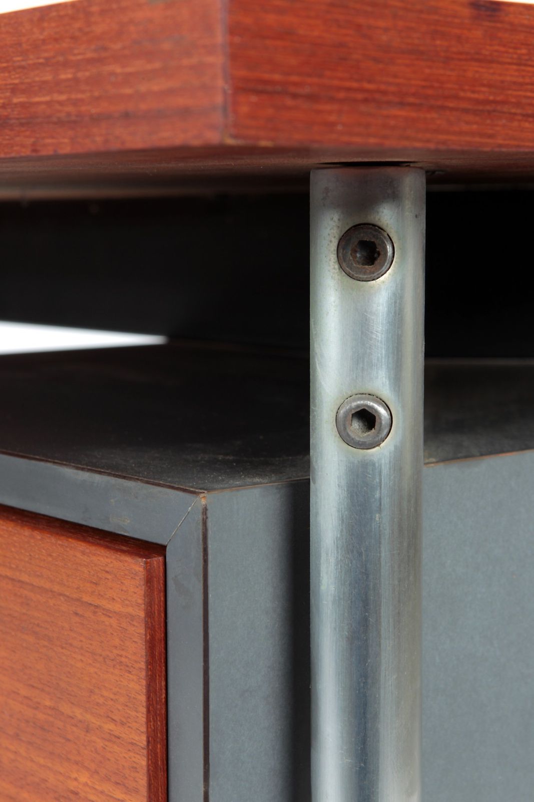 photo buy Teak Formica Tubular Steel Desk 60s