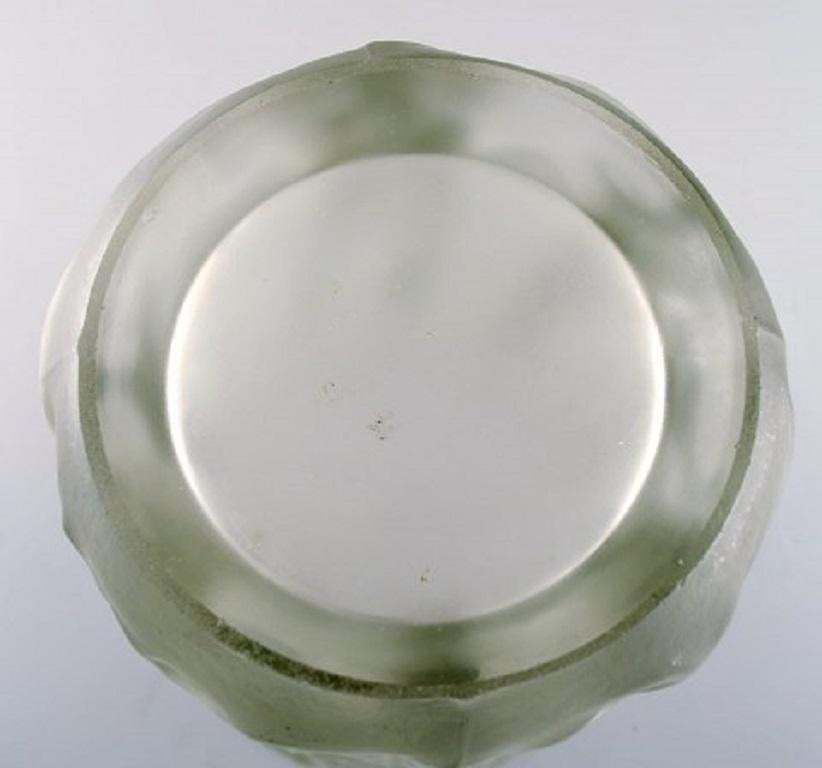Josef Inwald, Large Art Deco "Dans La Forêt" Vase In Art Glass, 1930s photo vinterior