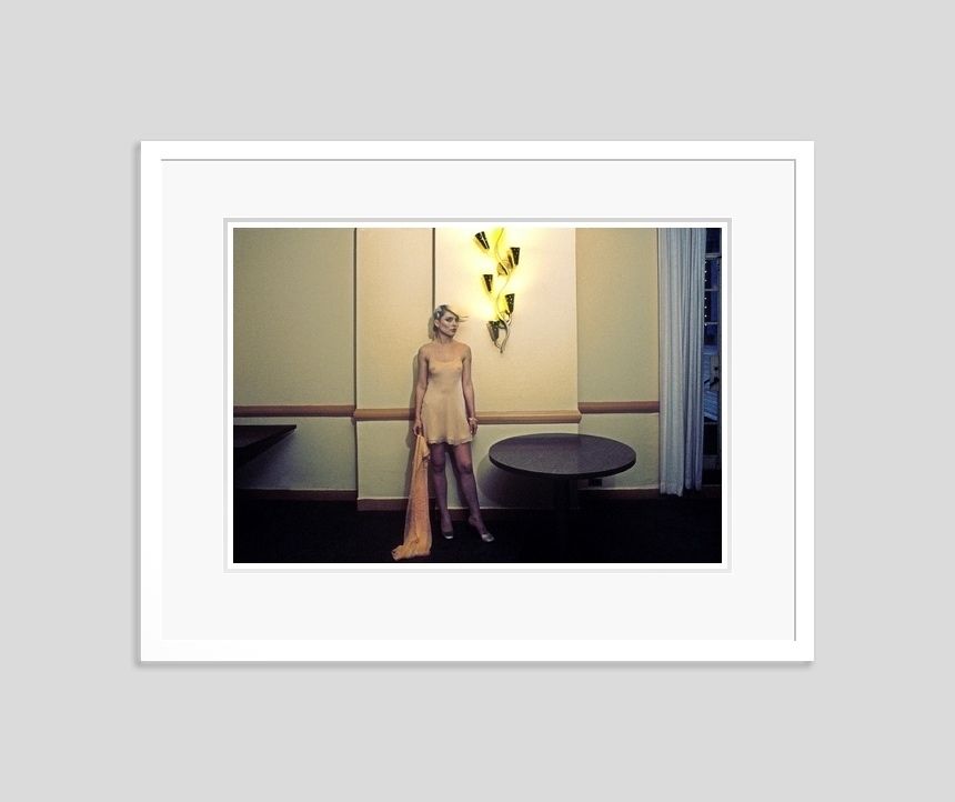 ' Blondie In The Bar ' 1978 By Martyn Goddard Giclée Print Framed In White