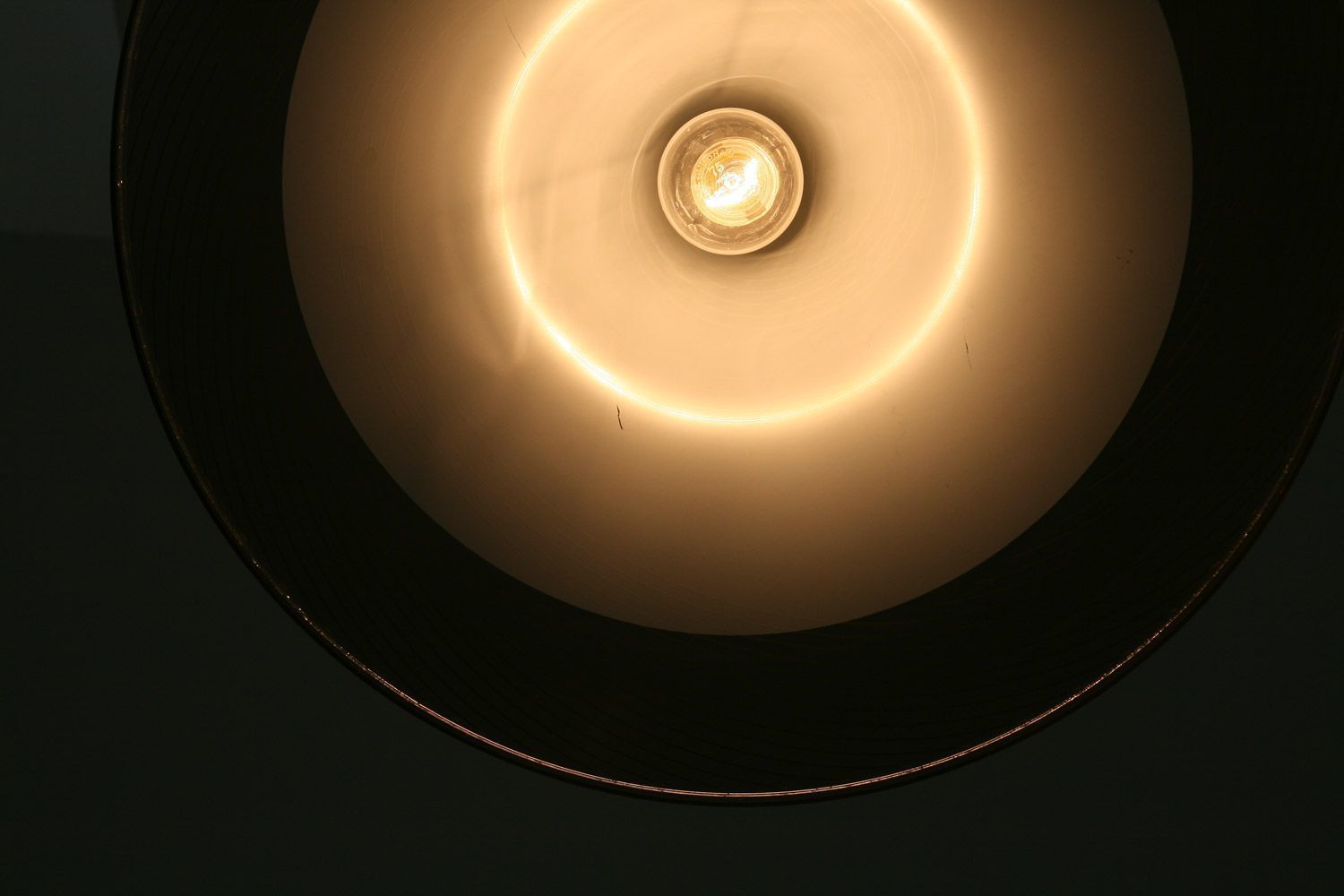 photo furniture Vintage Trumpet Pendant Lamp From Meblo, 1970s