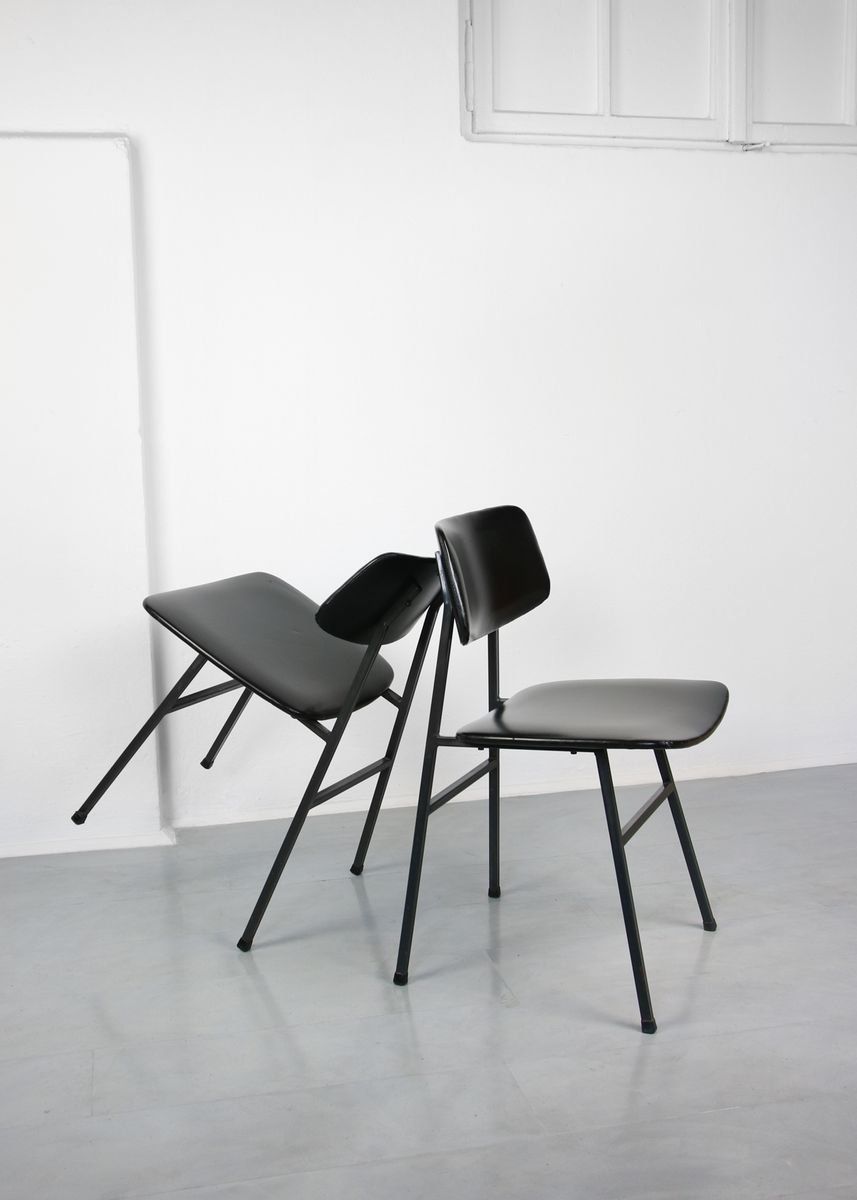 Mid Century Minimalist Dining Chairs By Niko Kralj, Set Of 2 photo Furniture