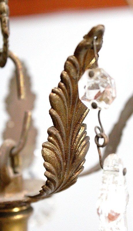 photo furniture Crystal Chandelier   Mid 20th