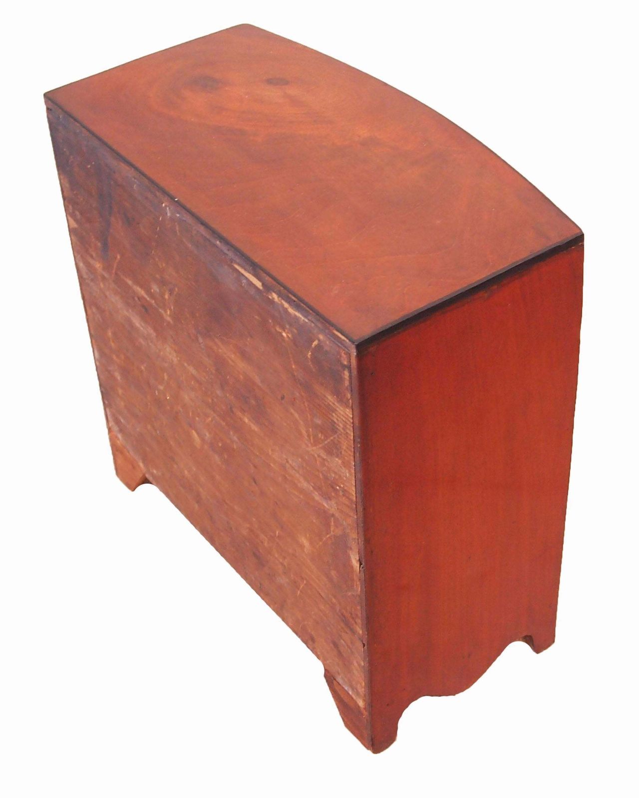 Antique Miniature Bowfront Chest Of Drawers (England, Circa 1830) photo furniture