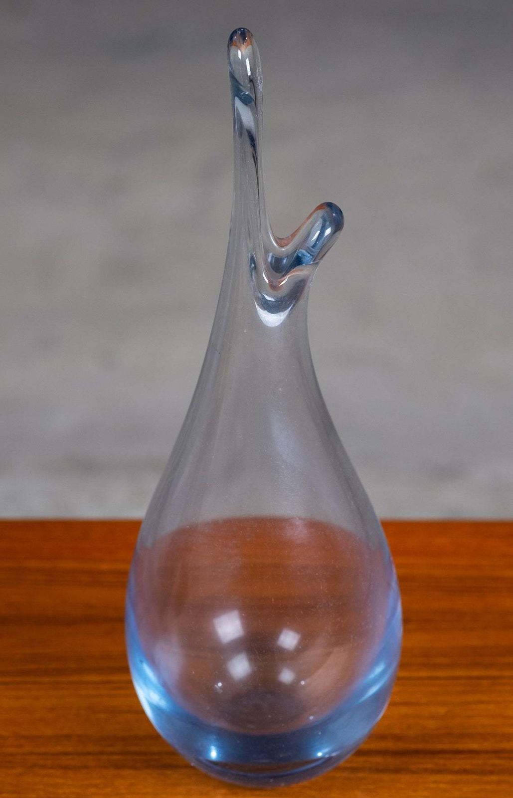 Mid Century Danish Blue Vase By Per Lütken For Holmegaard photo furniture