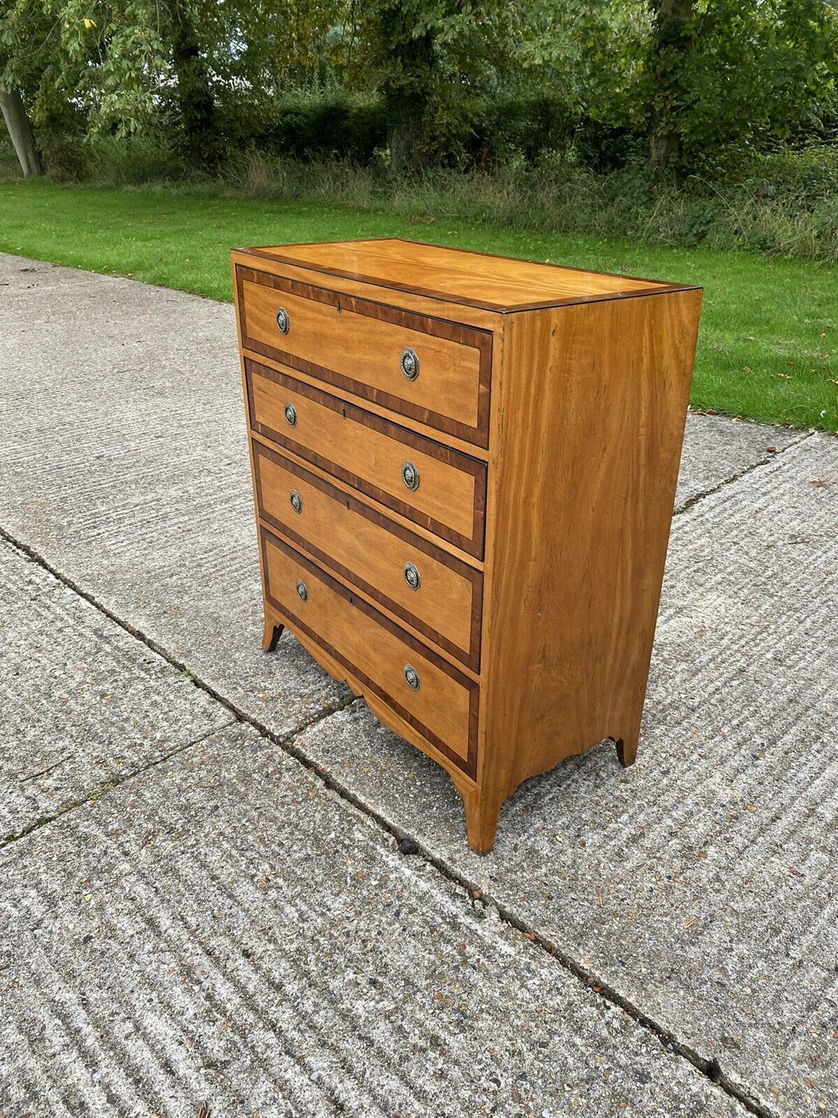 Impressive Antique Victorian Secretaire Bureau Chest Of Drawers C1896 photo buy