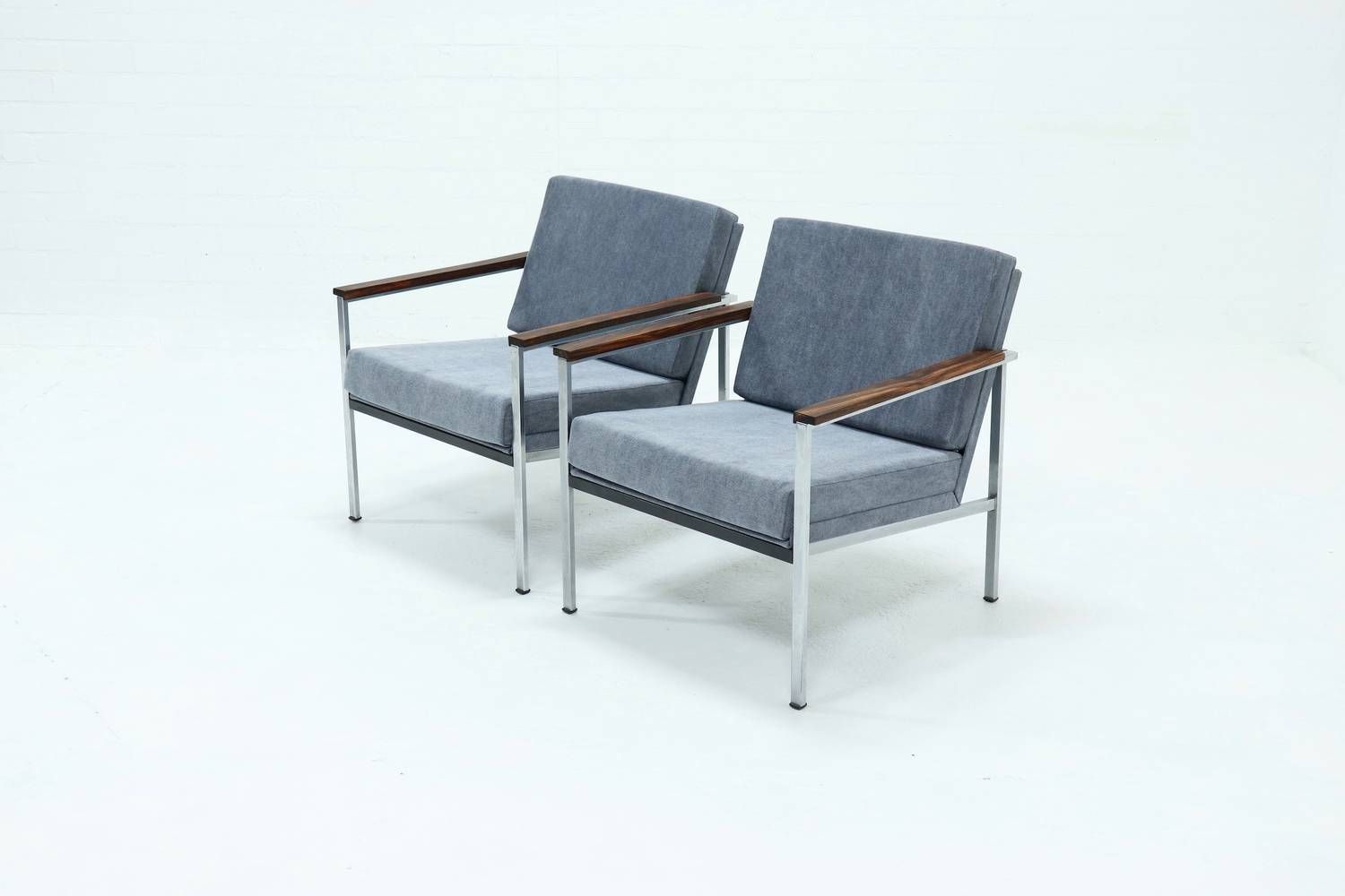 Set Of 2 Gispen 1453 Armchairs By Coen De Vries 1960s