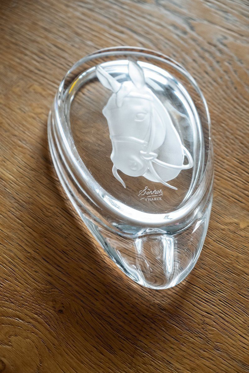 French Crystal Ashtray From Sevres, France photo furniture