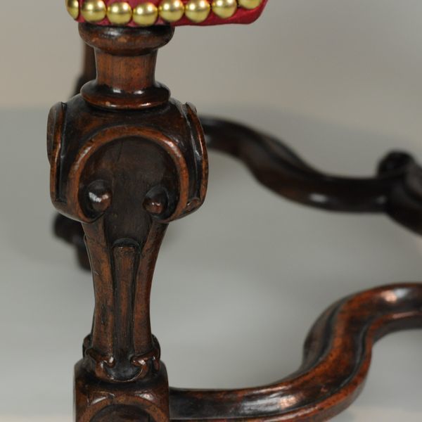 William & Mary Walnut Stool photo buy