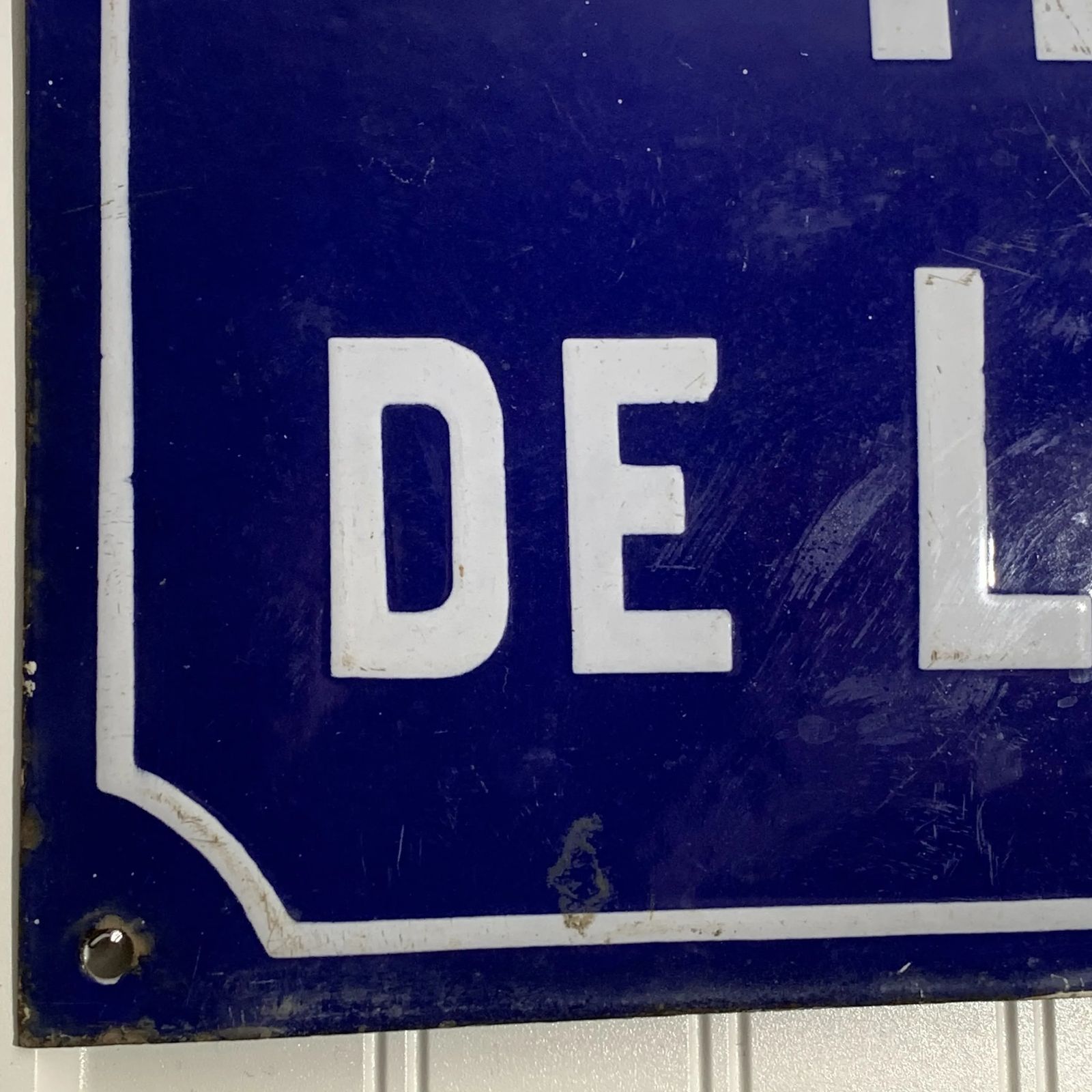 19th Century Enamelled French Street Sign photo buy