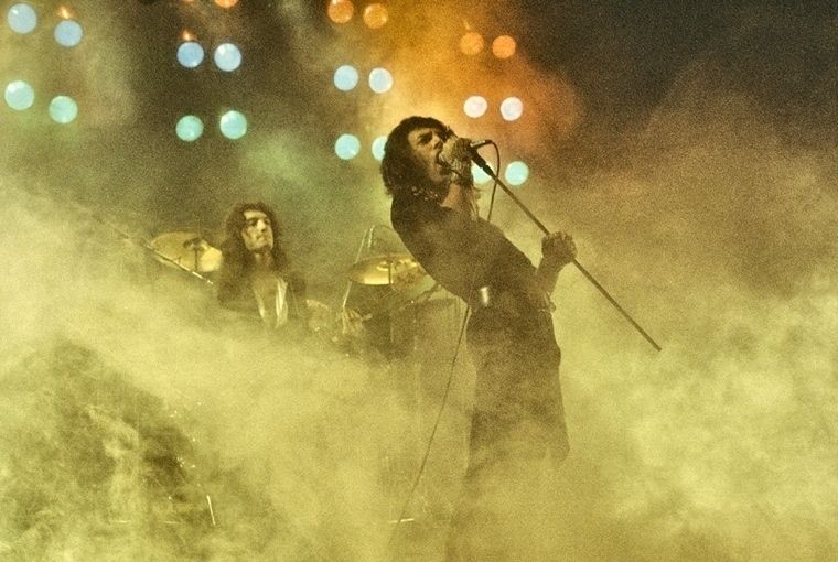 ' Queen In Concert ' By Martyn Goddard Giclee Print Framed In White
