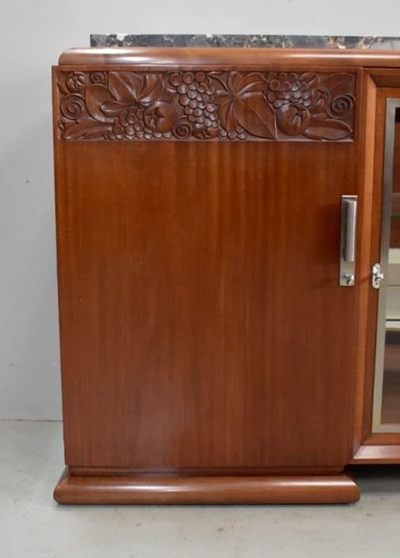 photo furniture Art Deco Sideboard In Solid Mahogany 1920