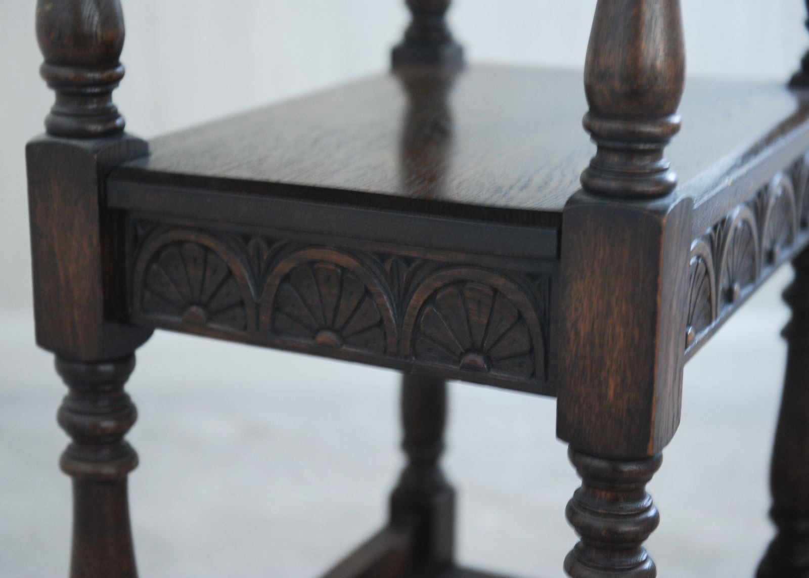 19th Century Antique Monk's Bench Of Carved Oak Metamorphic Chair From Netherlands 1890's Ol photo furniture