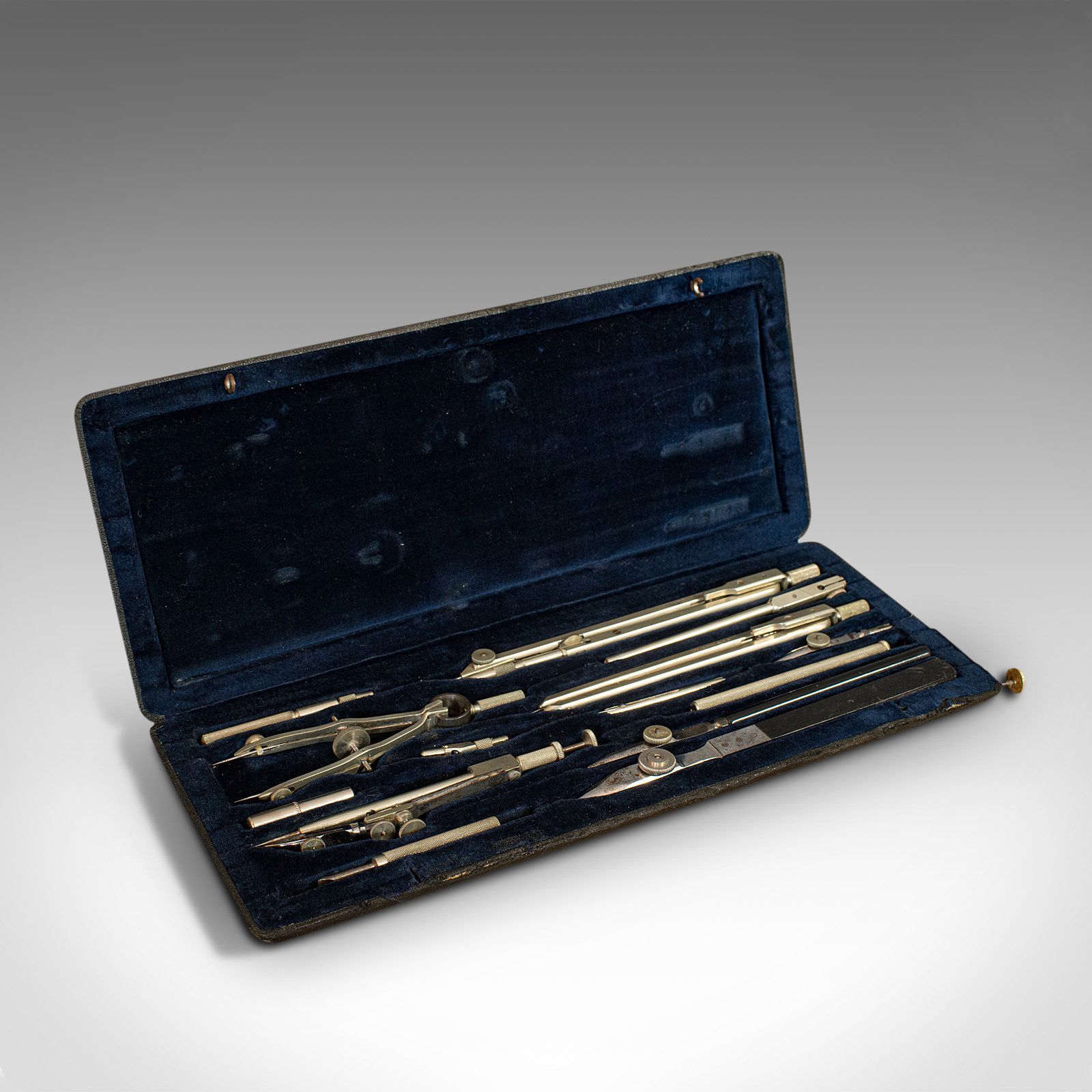 Antique Technical Drawing Set, German, Architect, Cartography, Wichmann, C1920