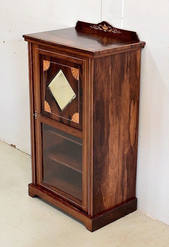 Small Display Case In Rosewood Veneer   1920 photo for sale