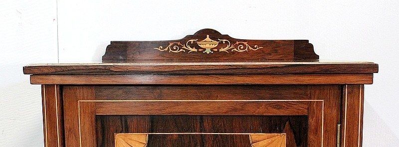photo vinterior Small Display Case In Rosewood Veneer   1920