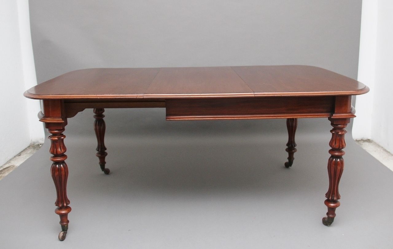 19th Century Mahogany Dining Table photo furniture