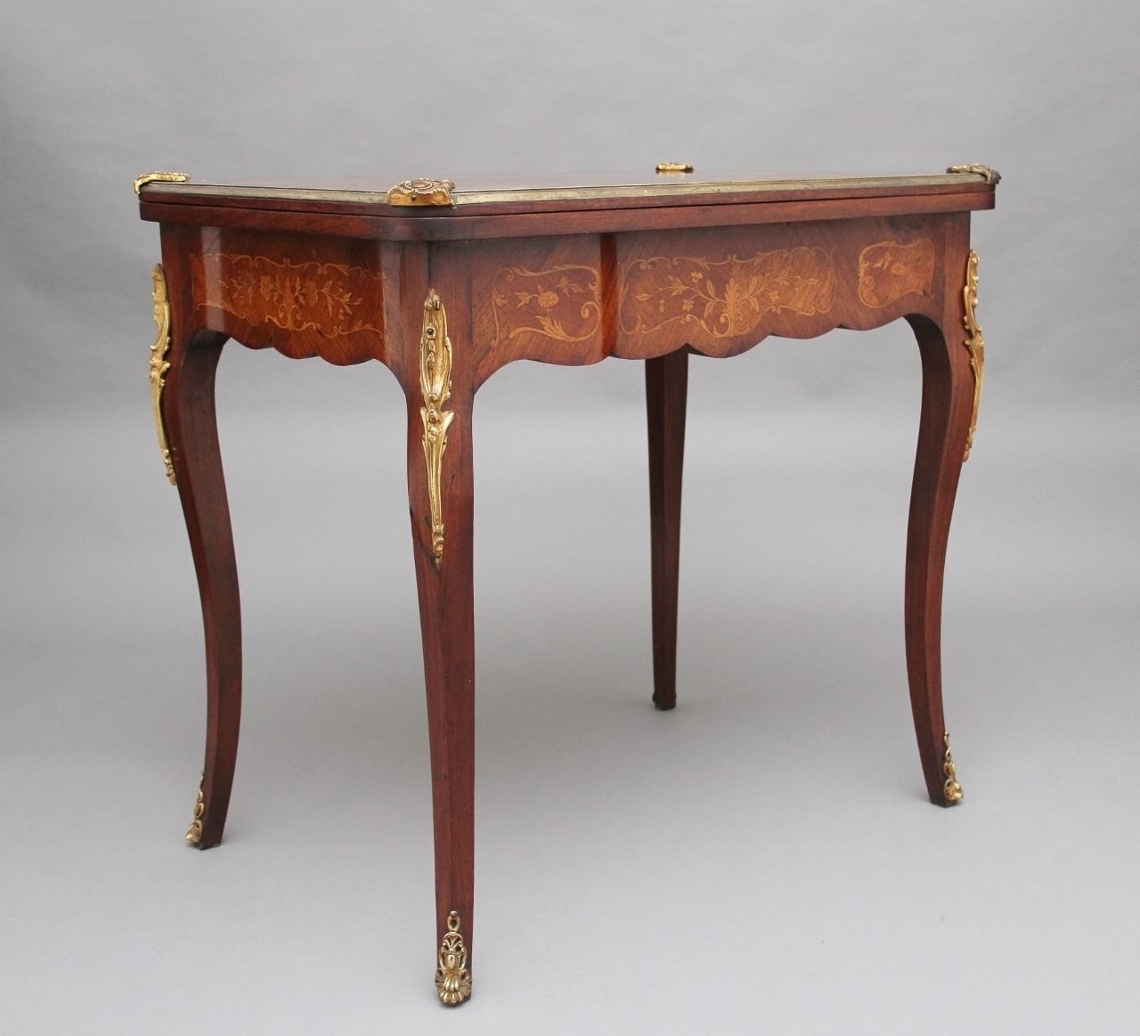 19th Century Kingwood Card Table
