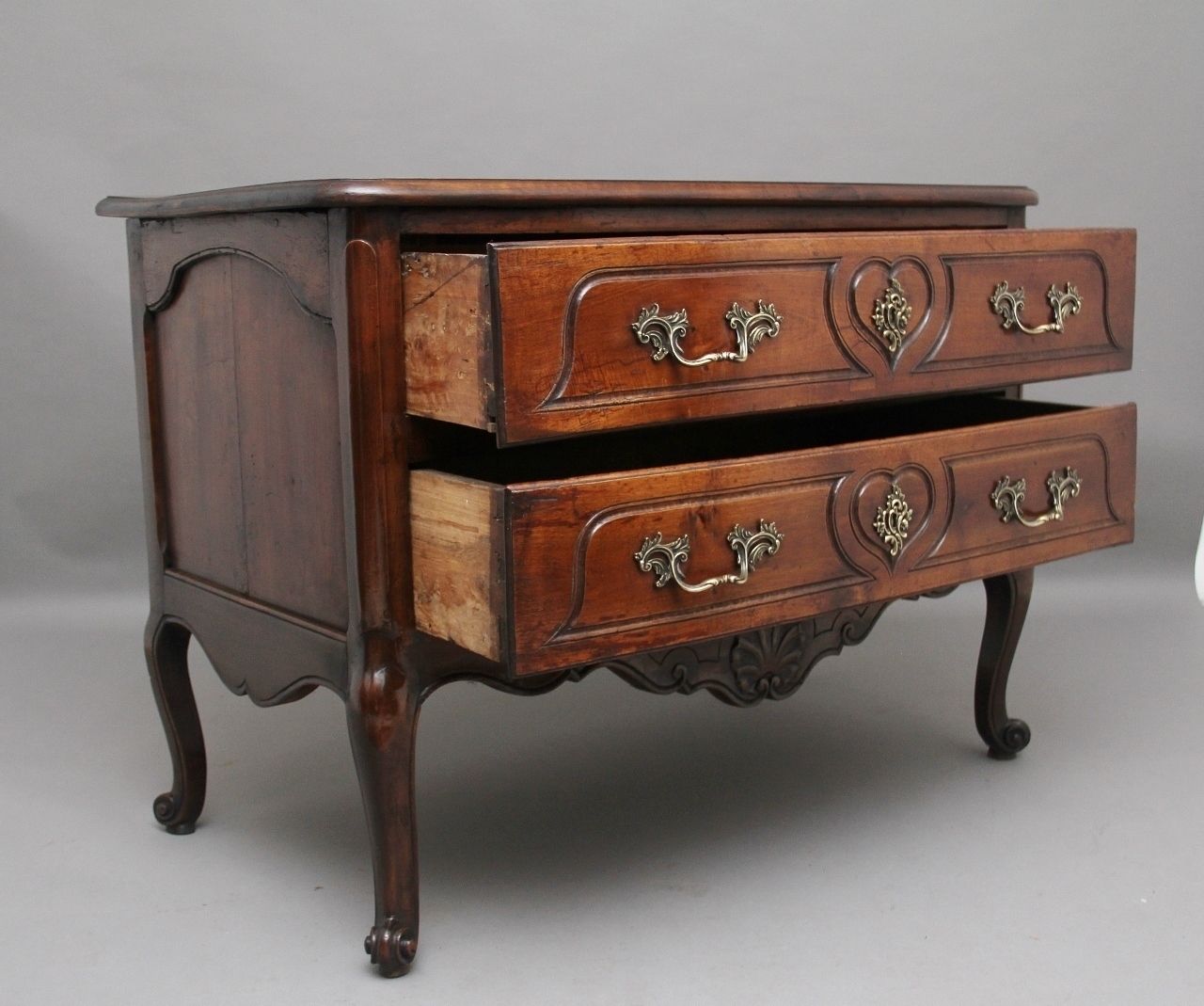 Early 19th Century French Walnut Commode photo for sale