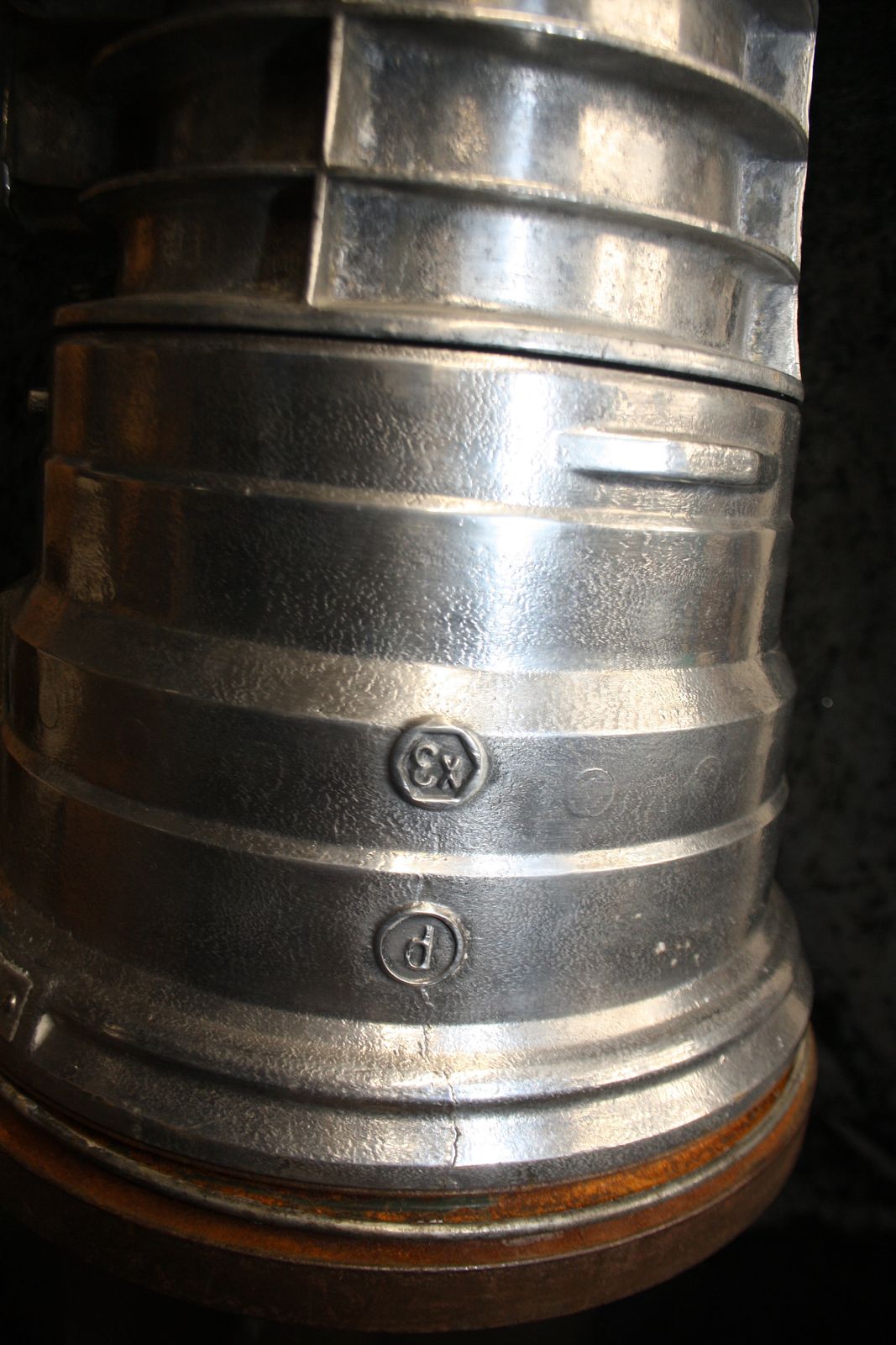 Mid 20th Century Large Polish Industrial Light In Aluminium photo Lighting