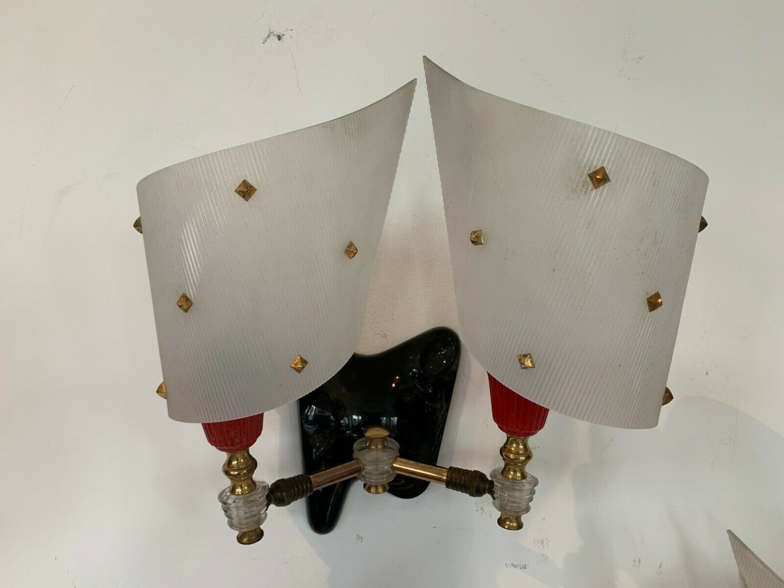 Pair Of Vintage Wall Lights With Two Arms Of Light Years 60/70 XX Century photo furniture
