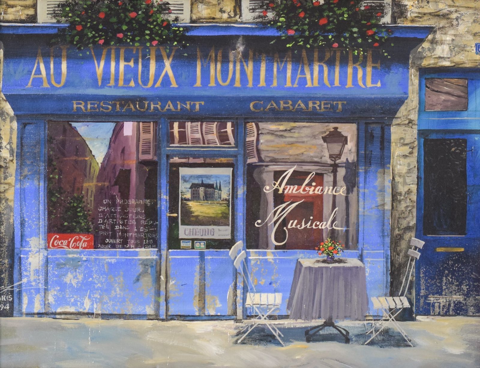Paris Café 'Au Vieux Montmartre' photo vinterior