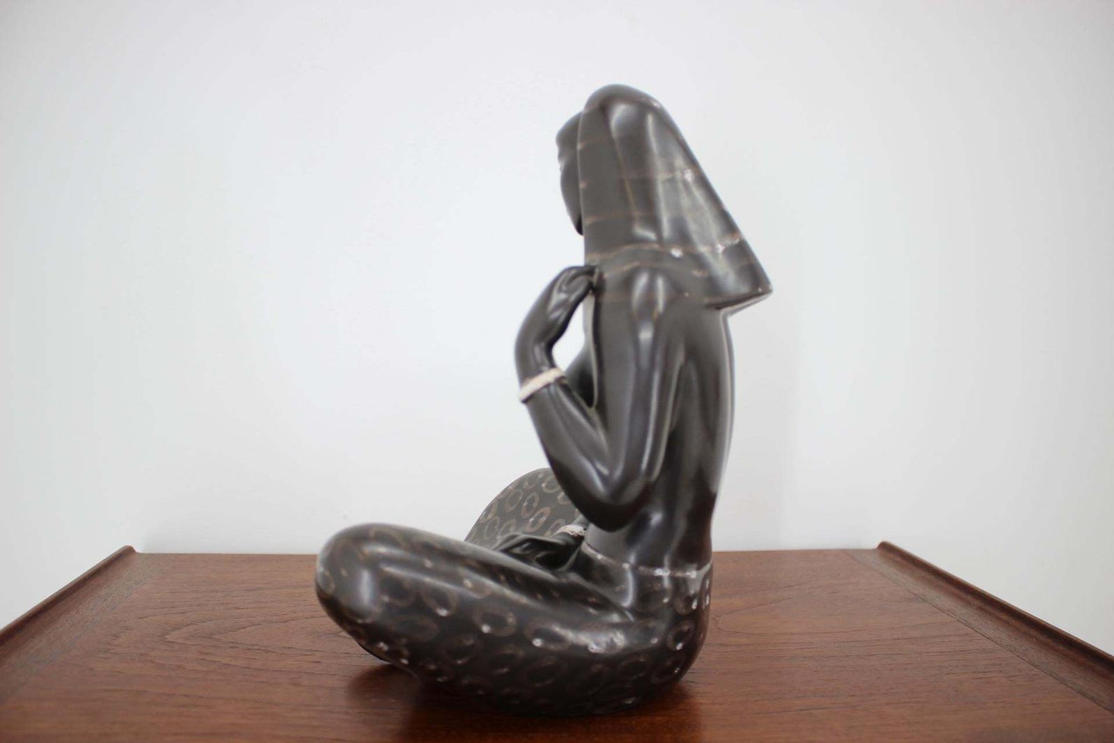 Design Midcentury Ceramic Sculpture "Lady" By Jitka Forejtova, 1960s photo Home Decor