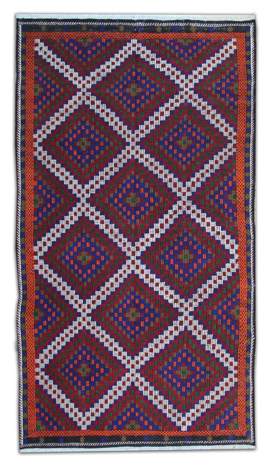 Handmade Carpet Turkman Kilim Rug 174 X 314 Cm