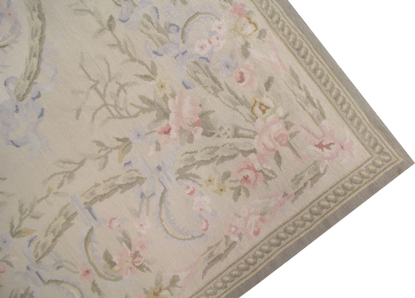 Vintage Aubusson Tapestry, Traditional Oriental Wool Needlepoint  120x184cm photo Art