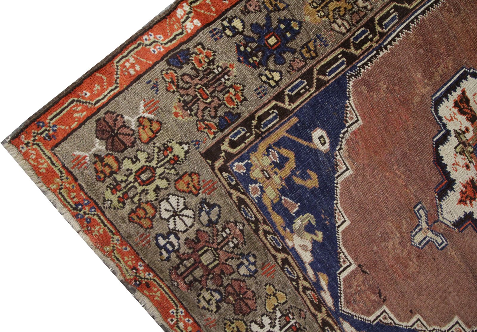 Antique Rugs Turkish Small Area Rug, Wool Carpet 128x187cm photo buy