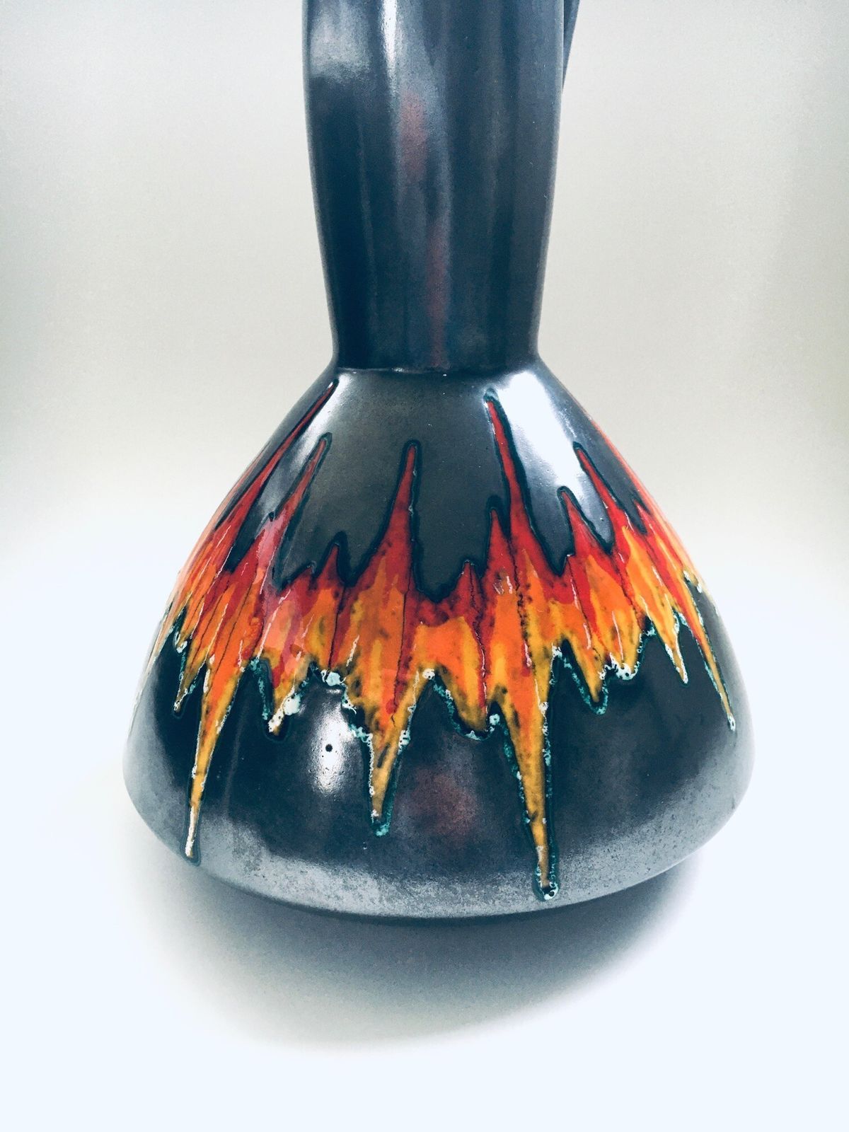 Art Pottery Metaalgeglazuurde Xl Kan Vaas, Italië Ca. Jaren 1960 photo buy