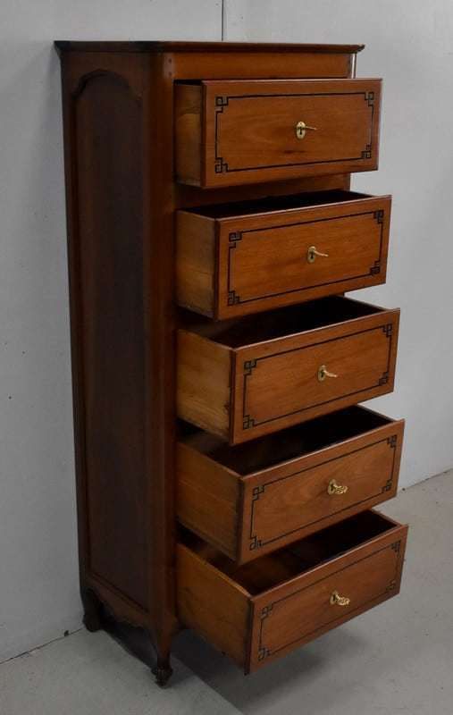 Mahogany Chiffonier, Louis XV / Louis XVI Transition   Xviiith photo Furniture
