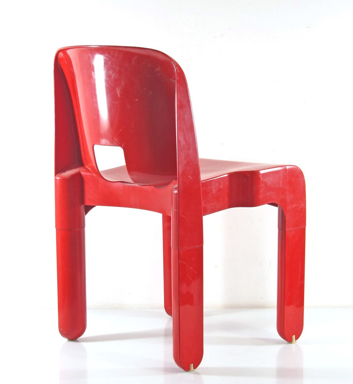 Ferrari Red Sixties Joe Colombo 4867 Kartell Chair photo furniture