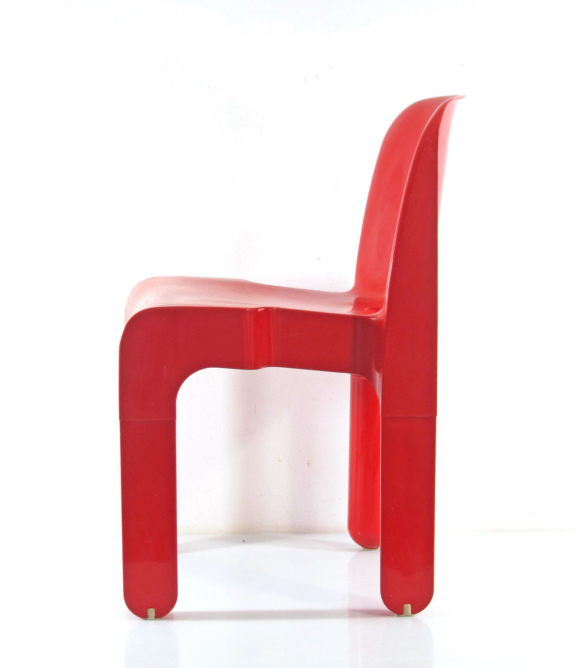 Ferrari Red Sixties Joe Colombo 4867 Kartell Chair photo for sale